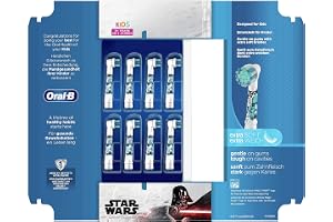 Oral-B Kids Star Wars Elektriska tandborsthuvuden extra mjuka borst för barn i åldern 3+ i brevlådeförpackning med 8