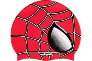 SWIMXWIN Gorro de Silicona Spider | Gorro de Natación| Alta Comodidad y adherencia | Diseño y Estilo Italiano