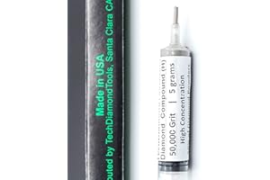 TechDiamondTools Diamantpolierpaste Polierpaste 50.000 Körnung 0-0,5 Mikron zum Endpolieren 5 Gramm mit hoher (H) 50% Konzentration von Damondpulver