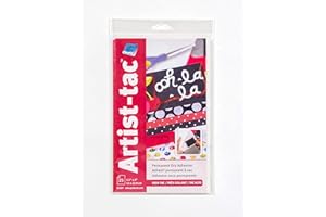 Grafix Artist-TAC Permanent Dry Adhesive Sheets (25 Pack), 8.5" x 11"