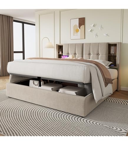 NMCXO Gewatteerd tweepersoonsbed, 140 x 200 cm, kistbed 140 x
