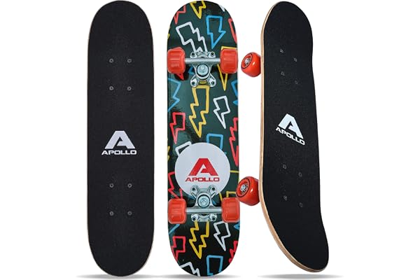 Apollo Skateboard pour Enfants, Petit Skate pour Enfants, Planche à roulettes