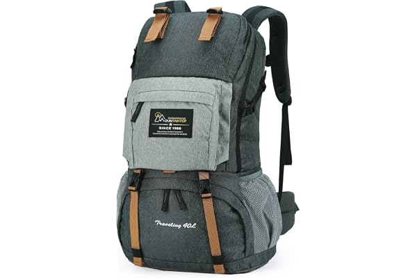 Mountain Top Sac à dos de randonnée pour adultes 40 L 55 x 33 x 20 cm