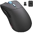 Glorious Model D-Pro Wireless Gaming Mouse - Superlight 58g, 6 Programmable Buttons, 80+ Hrs Battery Life, 19K DPI, BAMF Sensor. Rechargeable Mouse for PC Gamers - Vice Black Forge