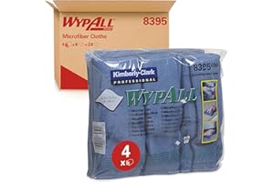 Wypall 8395 Panni in Microfibra, 1 confezione X 6 Panni, Blu
