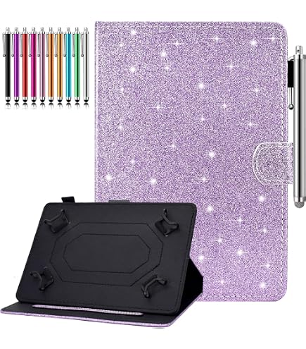 Junfire Custodia Universale Per Tablet Da 10-11" Blackview/DOOGEE/FACETEL/ TECLAST/FASTWD/SEBBE/AOCWEI/AWOW/HEASUR/niuniutab, Custodia Protettiva Con Supporto Per Stilo E Supporto Multi-angolo - Blu