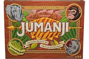 SPIN MASTER GAMES Jumanji The Game, The Classic Adventure Board Game for Kids and Families Aged 8 and Up