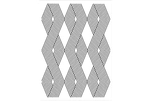 Darice Embossing Folder A6, Template Vertical Cable Print Pattern, Transparente