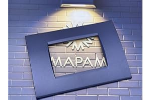 TOT ELECTRIC Placche Compatibili CON Bticino LIVING LIGHT placca 3 4 7 moduli vari colori per supporti LN4703 e N4703 (3 posti, T10 - blu navy)