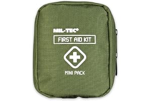 Mil-Tec Unisex – vuxen första hjälpen paket 16025800 första hjälpen-paket, oliv, en storlek