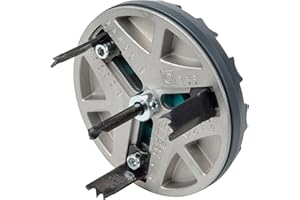 wolfcraft Sega a tazza regolabile, Ø 45-90 mm I 5977000 I Per segare materiali di diversi diametri in ristrutturazioni e ampliamenti interni