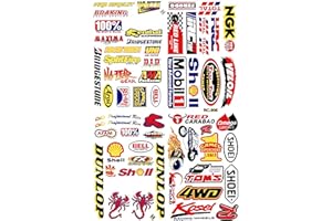 DD Sponsoren Sticker ATV Motocross Aufkleber Folie 1 Blatt 270 mm x 180 mm wetterfest