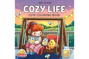 Cozy Life: Cute Coloring Book: 1