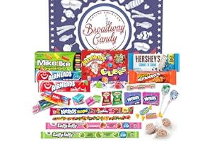 Broadway Candy Assortiment Bonbons Américains Coffret Cadeau – Lot au Chocolat pour Enfants et Adultes –pour Anniversaire, Noël, Thanksgiving, Halloween
