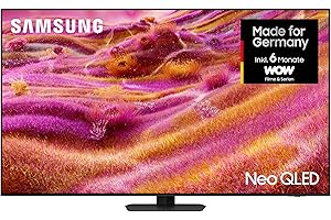 Samsung Neo QLED 4K QN90F 55 Zoll (138 cm) Mini LED, UHD Fernseher, NQ4 AI Gen3 Prozessor, Glare Free, Neo Quantum HDR+, 4K Upscaling Pro, Dolby Atmos, Knox Security, Samsung Vision AI Smart TV (2025)
