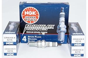 NGK (6216) CR9EHIX-9 Spark Plug - Pack of 4 by NGK