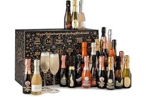 Thornton & France Sparkling Fizz Advent Calendar 2025 | Prosecco Gift Hamper For Wine Lovers | Prosecco Advent Calendar containing 24 Bottles of Mini Premium Prosecco