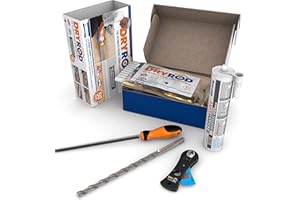 Dryrod kit innovador antihumedad - 6 metros - Todo lo que necesitas para tratar la humedad por capilaridad en su casa