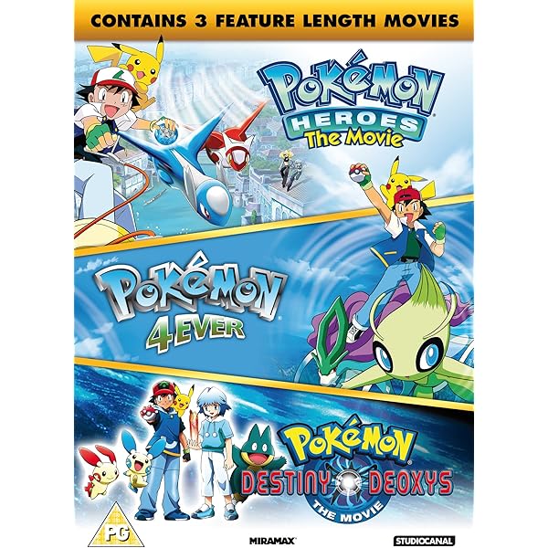 ポケットモンスター Pokemon Movie 17-19 Collection: XY  Diancie and the Cocoon of Destruction  Hoopa and the Clash of Ages  Volcanion and the Mechanical Marvel   DVD Pokémon the Movie: Diancie and the Cocoon of Destruction