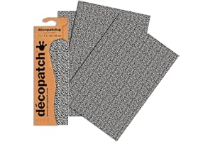Clairefontaine C743O Decopatch Papier, 3er Pack Schwarz-Weiß mit Pünktchen