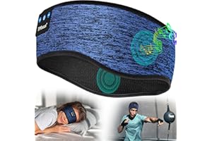 TPfocus Auriculares Diadema ASMR Auriculares Inalambricos Diadema Deportiva Recargable Auriculares para Dormire Para meditar, correr, yoga, Festival de Música Dress Up,Regalo Hombre y Mujer