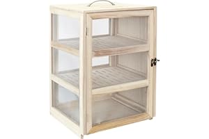 COOK CONCEPT KA4717 Vorratsschrank, für Aufbewahrung, sonstiges Zubehör, Paulownia-Holz, Holz-Stahl, 28,2 x 24 x 39 cm