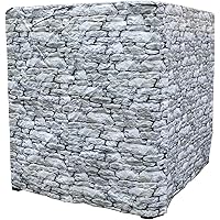 Barrel Trading IBC UV-Schutzhaube Bedruckt Steinmuster