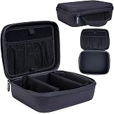 LENS-AID Organizer Hardcase Cables Electronic Accessories - M | Tech bag, EVA shockproof shell, water repellent nylon, velvet