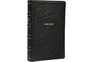NKJV, End-of-Verse Reference Bible, Personal Size Large Print, Leathersoft, Black, Red Letter, Comfort Print: Holy Bible, New King James Version (9 x 6 x 1.5 inches)