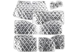 deiwo® - Set completo di tappetini termici per Renault Kangoo dal 2008 in poi 8 pezzi