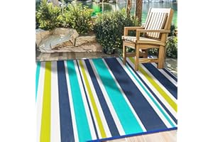 KALAFUN Outdoor Patio Rugs Garden Camping - Outdoor Plastic Straw Rug Area Carpet Clearance for Outside, Porch, RV, Balcony & Backyard, Larg Outdoor Mat Stain & UV Resistant