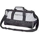 Amazon Basics - Borsa portautensili, 43 cm, Grigio