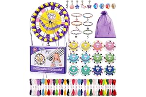 Ophy Kit Crea Braccialetti Bambina con 48 Fasci di Fili 6 Carte, fai da te Regali di Compleanno di Natale per Ragazze dai 7-12 Anni 175