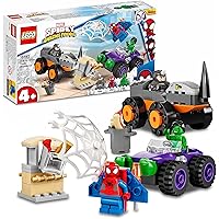 LEGO 10782 Marvel Spidey Hulk mot Rhino – Truckstrid, Leksak för Barn 4+