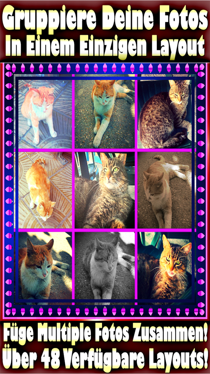 Photo Joiner Free Füge Mehrere Fotos zu Einem Zusammen + BildEditor