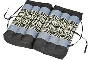 HANDELSTURM THAIKISSEN Faltbares Sitzkissen 40x40 für Entspannung, Meditation oder Yoga