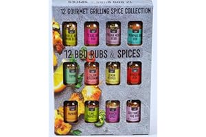BAYTRADE 12x Rubs Spices for Cooking | BBQ Gifts for Men| Herbs, Spices & Seasonings | Christmas Gifts for Men Women | Cooking Gifts Presents| Spice Gift Set | Chef Gifts | Foodie Gifts|House Warming New Home