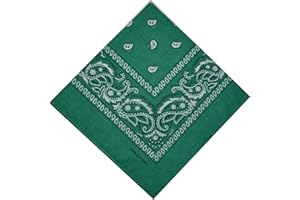 SCHALS & TÜCHER Bandana 100% Coton Original Paisley Foulard accessoire Bandeau cheveux Echarpe Mouchoirs Homme Femme Enfant