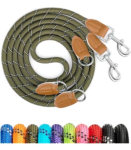 Toozey Schleppleine für Hunde, 3m / 5m / 7m / 10m / 15m / 20m