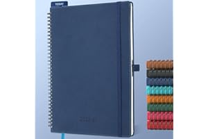 IN-LUXPRO Agenda semainier 2025-2026, format A4 (29 x 21,7 cm), calendrier à livres sur 18 mois (juillet 2025 - décembre 2026), classeur à anneaux, couverture souple