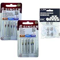 Kit Aghi Da Cucito Singer Per Pelle E Jeans - 2026 E 2032, 10 Aghi Totali - Foto 11