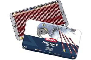 Derwent Pastel Pencils, Drawing & Writing, Set Of 36, Ideal For Blending & Colouring, Professional Quality, 0700307