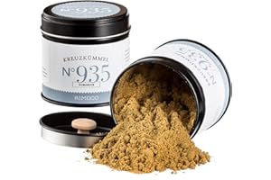 ‎RIMOCO Rimoco N°935 Bio Kreuzkümmel (Cumin) fein gemahlen - Typisch für die orientalische, mexikanische und indische Küche | Bio Anbau (DE-ÖKO-007) | 50g in eleganter Gewürzdose mit Aromadeckel
