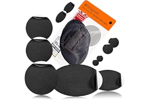 aZengear Patch di Riparazione Auto‑adesivi – Tessuto in Poliestere Impermeabile, Resistente a Strappi, Freddo e Calore, per Giacche in Piuma, Puffer, Tute da Neve, Scarpe, Tende, PVC (Nero)