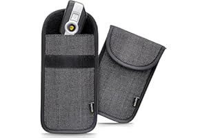 Etui anti RFID, protection clé de voiture. Blocage signal RFID. Pochette anti onde. Cage de Faraday. Étui pour clef, anti-piratage. Accessoire antivol Auto. Badge telepeage. Jean medium x2. Exosfer