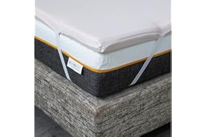 COMFYLINE Comfy Line - Topper Piazza e Mezzo 120x200 per Materasso in Poliuretano Espanso 5,5 cm Lavorazione a 7 zone - Interno da Ricambio Correttore con Gomma Certificata - Made in Italy
