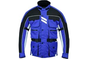 MODERNAGE Motorcycle Jacket 6 Pockets Men's Riding Textile Racing Motorbike Hi-Vis Biker CE Armored | Waterproof Jackets
