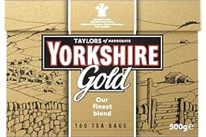 YORKSHIRE TEA Taylors of Harrogate Yorkshire, Tè Nero Gold 160 Pezzi (Confezione da 1)
