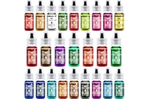 VIBRANDYE Lebensmittelfarbe Gel - 26 Lebendige Lebensmittel Farben Gel zum Backen, Kuchen Dekorieren, Zuckerguss, Kekse, Fondant und Macaron - Food Coloring Gel für die Seifenherstellung und Basteln - 6ml je