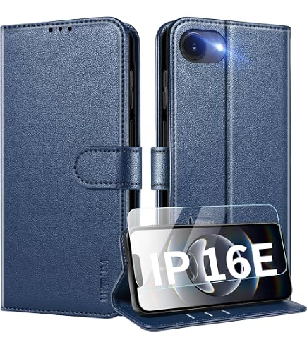Ailicici Custodia per iPhone 16e, custodia magnetica rimovibile, 2 in 1